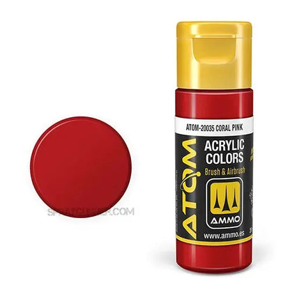ATOM Acrylic Colors: Coral Pink