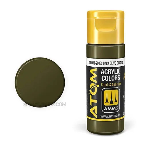 ATOM Acrylic Colors: Dark Olive Drab