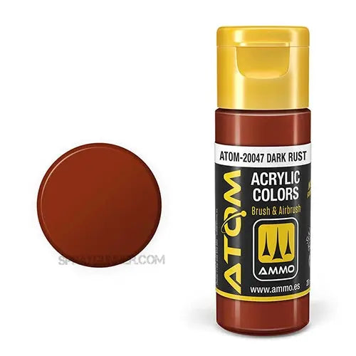 ATOM Acrylic Colors: Dark Rust AMMO by Mig Jimenez