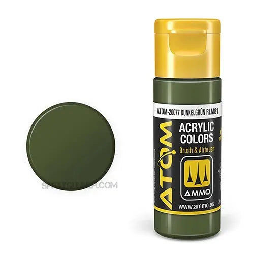 ATOM Acrylic Colors: Dunkelgrün RLM81