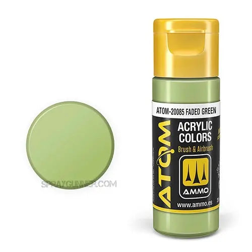 ATOM Acrylic Colors: Faded Green AMMO by Mig Jimenez