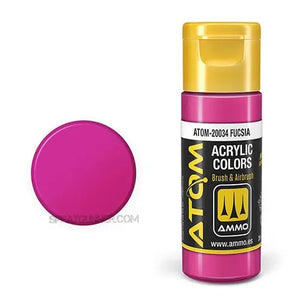 ATOM Acrylic Colors: Fucsia AMMO by Mig Jimenez