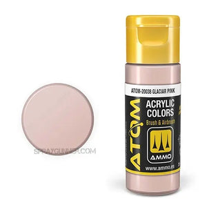 ATOM Acrylic Colors: Glacier Pink AMMO by Mig Jimenez