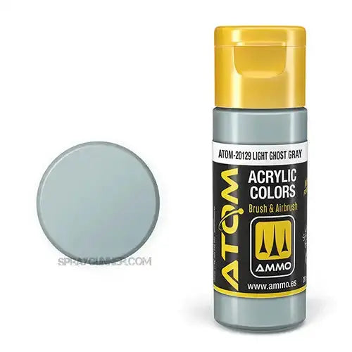 ATOM Acrylic Colors: Light Ghost Gray AMMO by Mig Jimenez