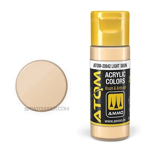 ATOM Acrylic Colors: Light Skin paint for airbrush