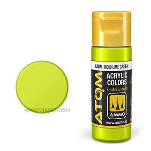 ATOM Acrylic Colors: Lime Green AMMO by Mig Jimenez