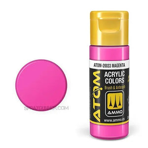 ATOM Acrylic Colors: Magenta AMMO by Mig Jimenez