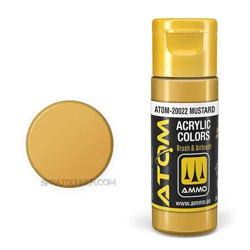 ATOM Acrylic Colors: Mustard AMMO by Mig Jimenez