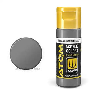 ATOM Acrylic Colors: Neutral Gray AMMO by Mig Jimenez