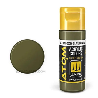 ATOM Acrylic Colors: Olive Drab