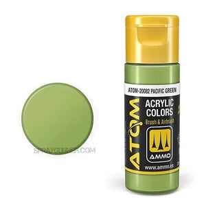 ATOM Acrylic Colors: Pacific Green AMMO by Mig Jimenez