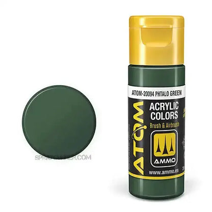 ATOM Acrylic Colors: Phtalo Green