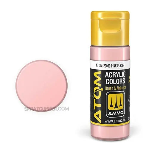 ATOM Acrylic Colors: Pink Flesh AMMO by Mig Jimenez