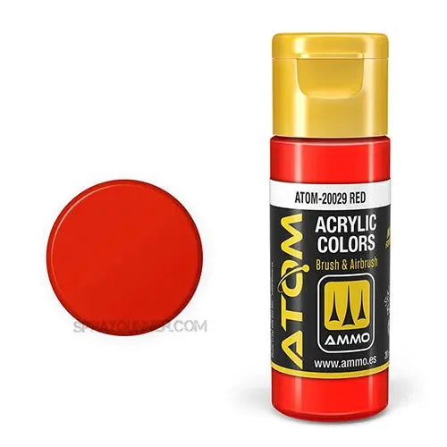 ATOM Acrylic Colors: Red AMMO by Mig Jimenez