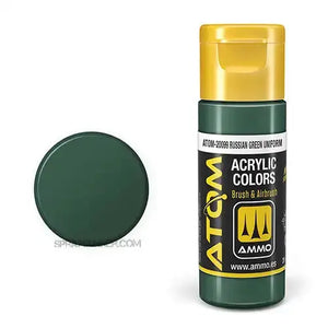 ATOM Acrylic Colors: Russian Green Uniform AMMO by Mig Jimenez