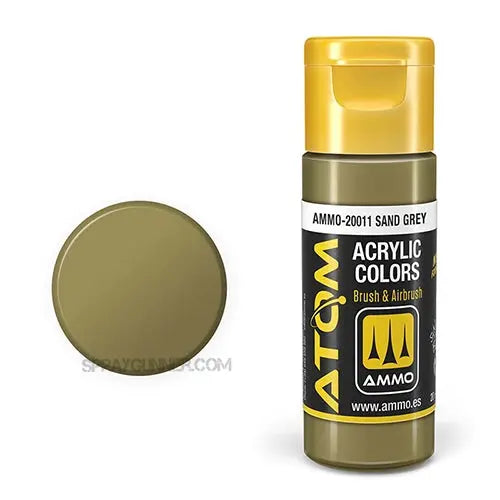 ATOM Acrylic Colors: Sand Grey AMMO by Mig Jimenez