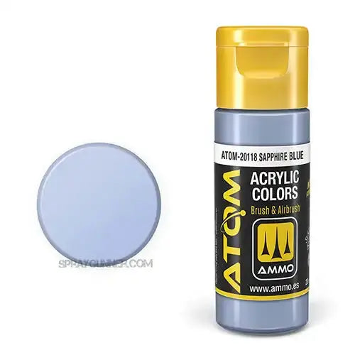 ATOM Acrylic Colors: Sapphire Blue