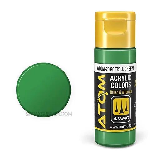 ATOM Acrylic Colors: Troll Green AMMO by Mig Jimenez