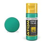 ATOM Acrylic Colors: Turquoise Green AMMO by Mig Jimenez