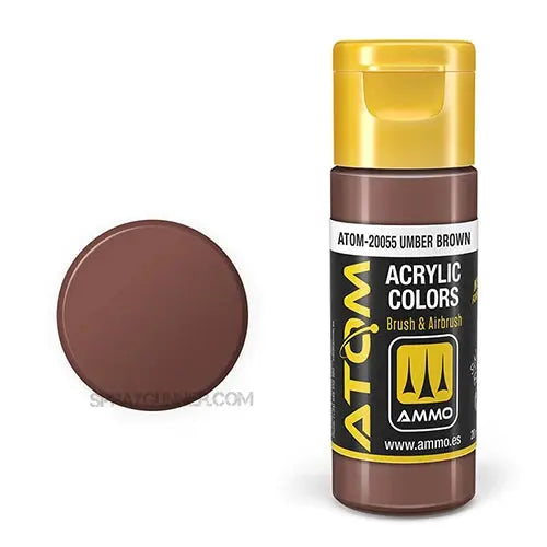 ATOM Acrylic Colors: Umber Brown
