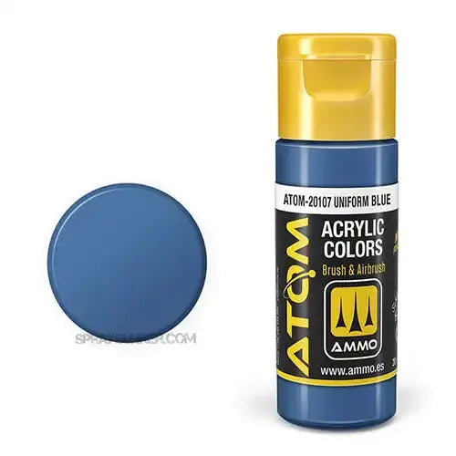 ATOM Acrylic Colors: Uniform Blue AMMO by Mig Jimenez