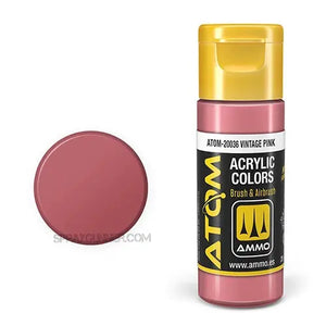 ATOM Acrylic Colors: Vintage Pink AMMO by Mig Jimenez