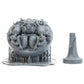 NO-NAME Miniatures Atom Medallion 1"x2" Paintable Resin Figure
