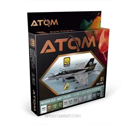 ATOM Modern USAF-NAVY Colors Set AMMO by Mig Jimenez