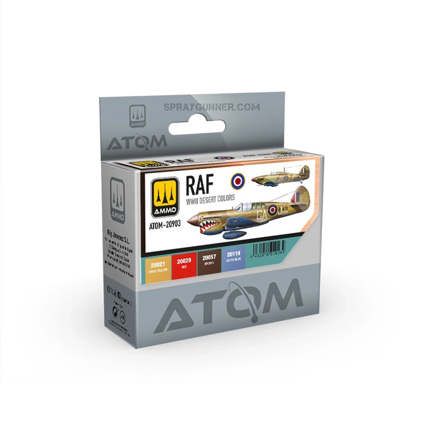 ATOM RAF WWII Desert Colors Set