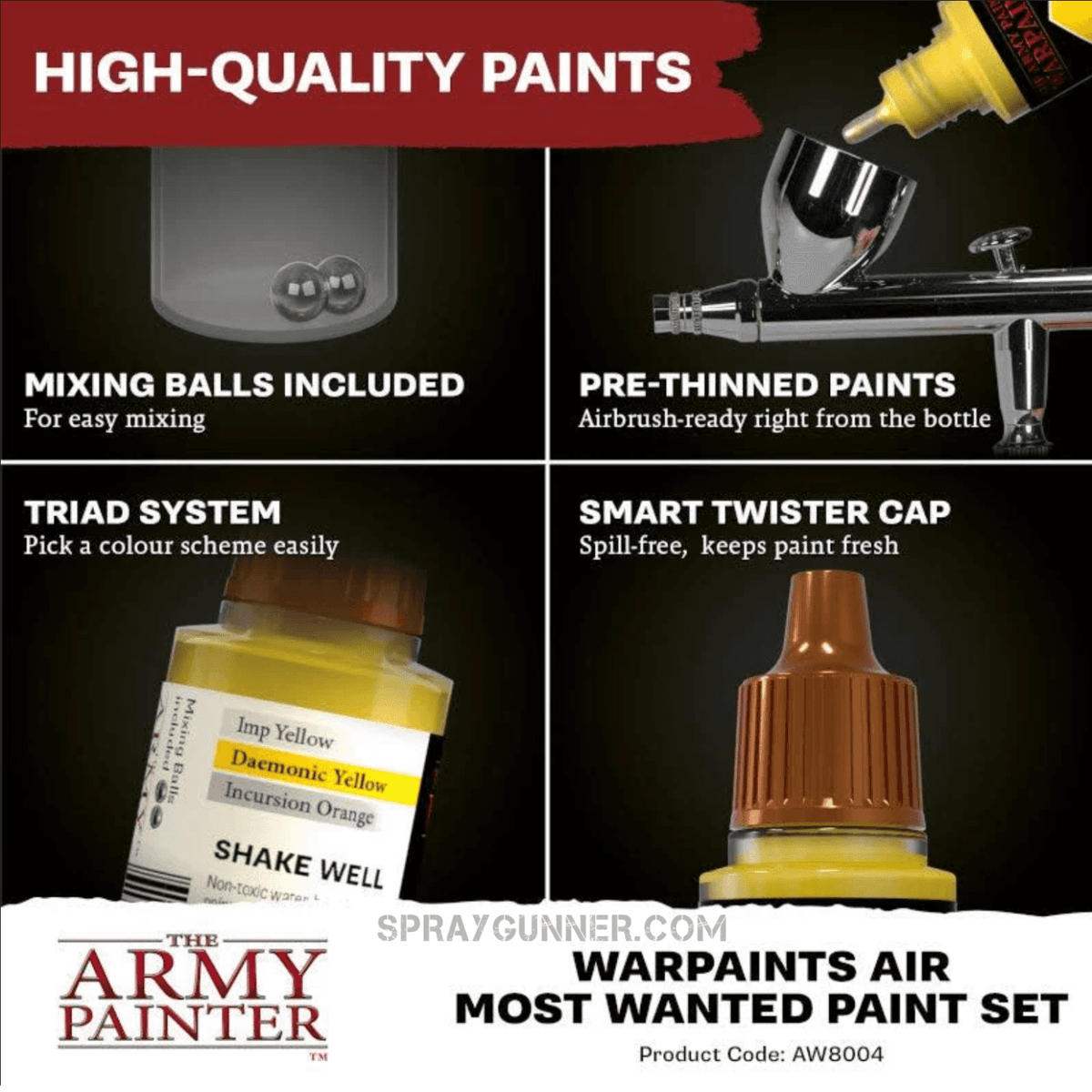 THE ARMY PAINTER: Warpaints Air Most Wanted Set