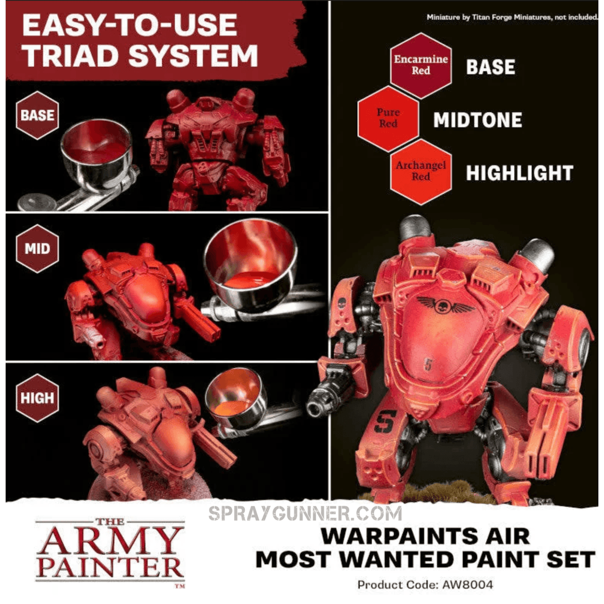 THE ARMY PAINTER: Warpaints Air Most Wanted Set