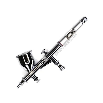 Adjustable airbrush kit double action gravity feed