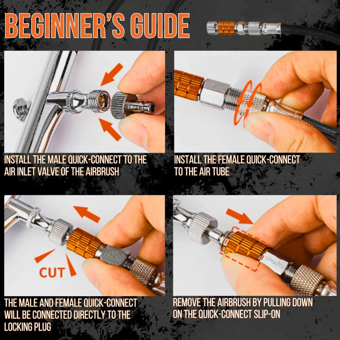 Airbrush Quick Coupling Set by NO-NAME Brand