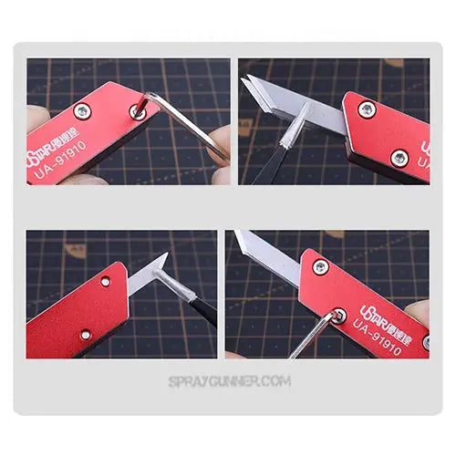 Aluminum Texture Multi-Blade Tool U-Star