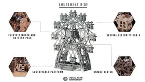 Amusement Ride Metal Model