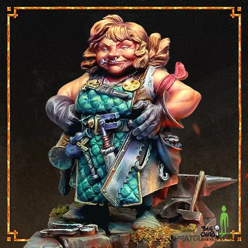 Audrey Ironhand 75 mm [Traders of Kobberland Series] Big Child Creatives