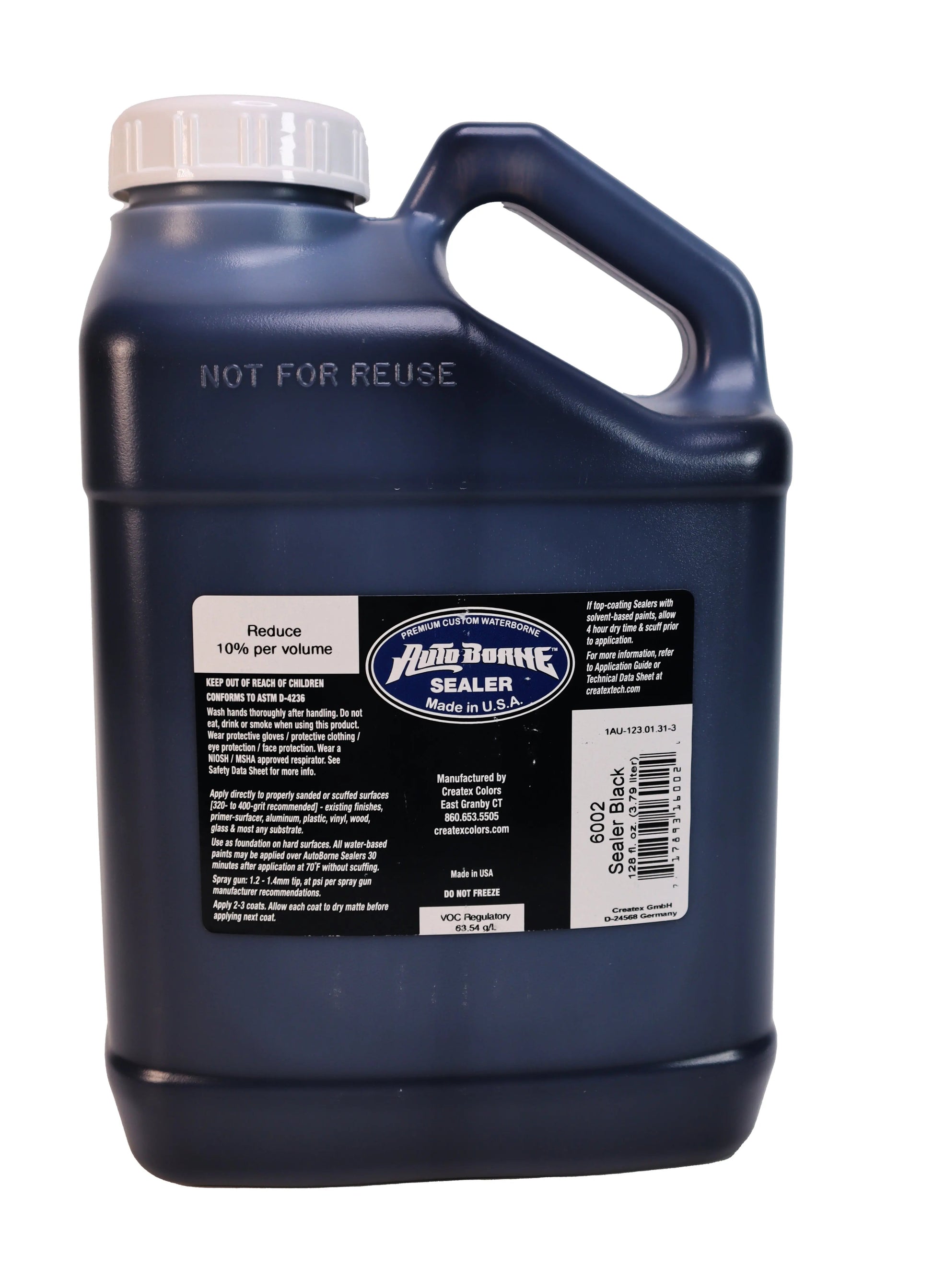 AutoBorne Sealer Black 6002 Createx 1 gallon