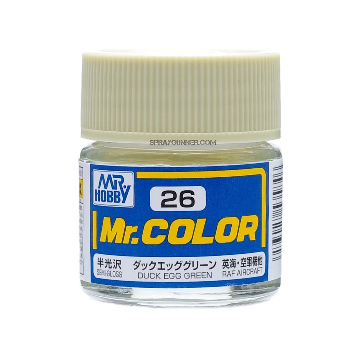 GSI Creos Mr.Color Model Paint: Semi-Gloss Duck Egg Green