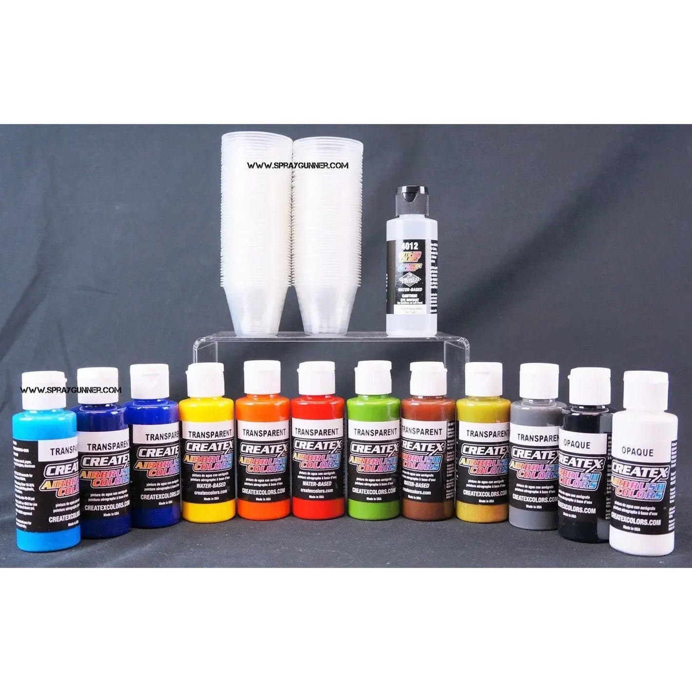 Createx Airbrush Colors Transparent 12 Color Set