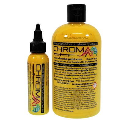 ChromaAir Airbrush-ready Paints: Warm Yellow ChromaAir Paints