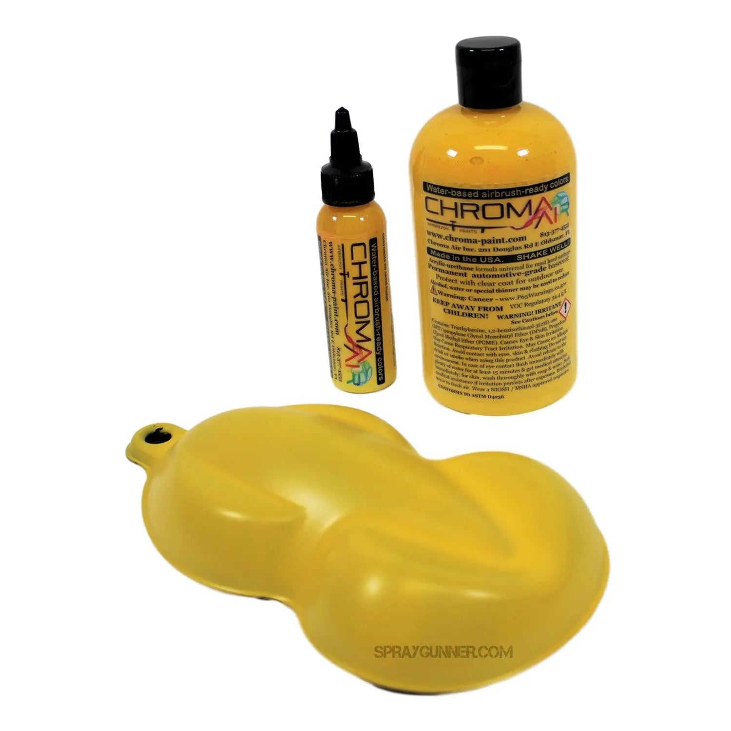 ChromaAir Airbrush-ready Paints: Warm Yellow ChromaAir Paints