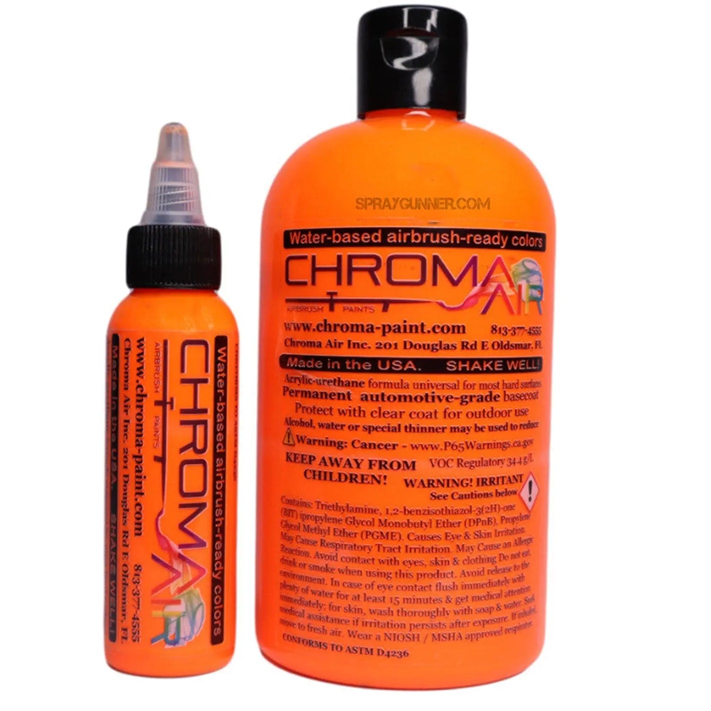 ChromaAir Paints: Fluorescent Orange ChromaAir Paints