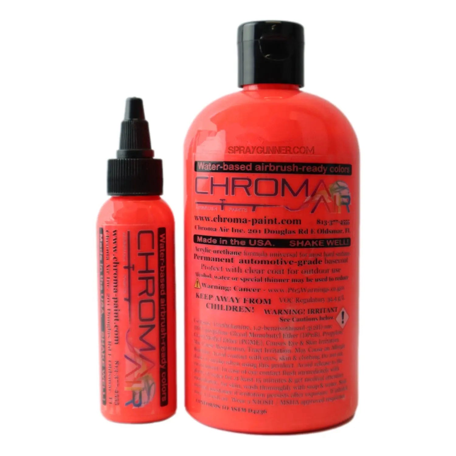 ChromaAir Paints: Fluorescent Red ChromaAir Paints