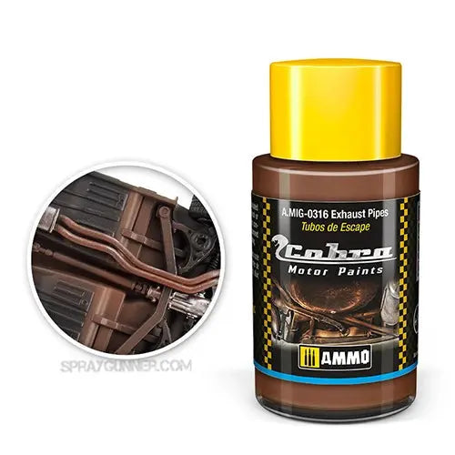 Cobra Motor Paints by AMMO: Exhaust Pipes