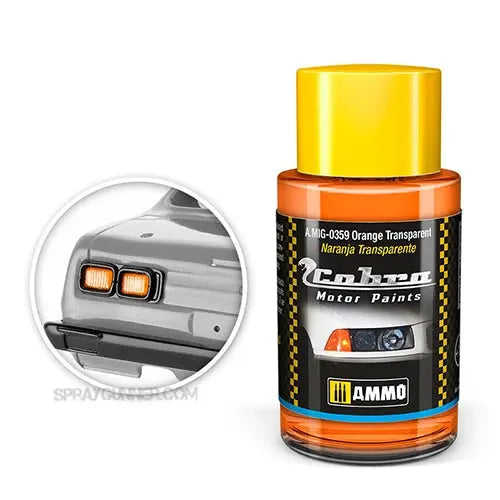 Cobra Motor Paints by AMMO: Orange Transparent