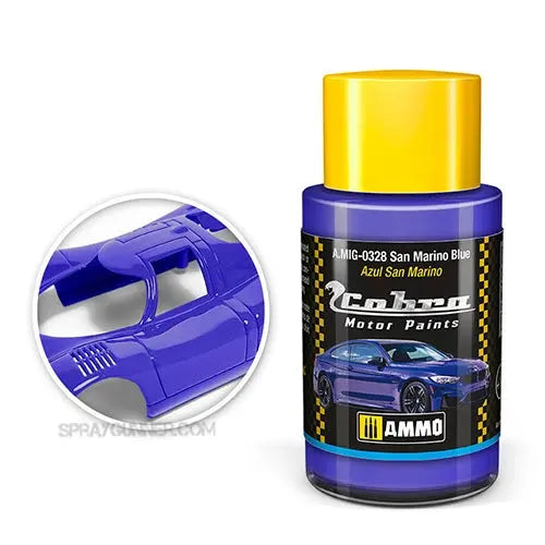 Cobra Motor Paints by AMMO: San Marino Blue AMMO by Mig Jimenez