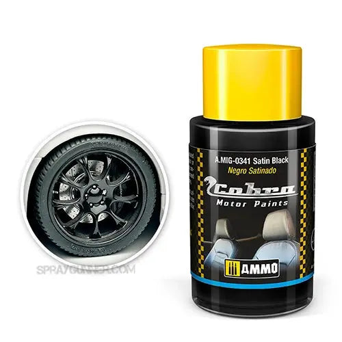 Cobra Motor Paints by AMMO: Satin Black AMMO by Mig Jimenez