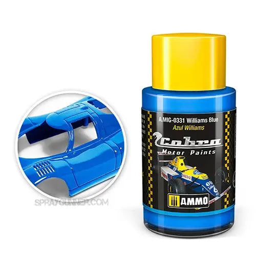 Cobra Motor Paints by AMMO: Williams Blue AMMO by Mig Jimenez