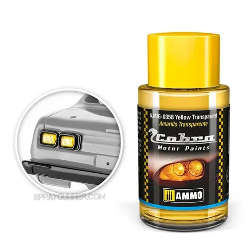 Cobra Motor Paints by AMMO: Yellow Transparent
