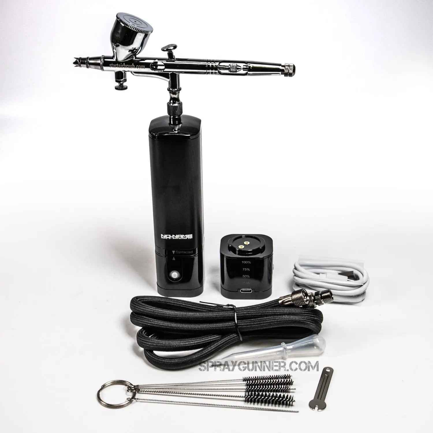 Cordless airbrush battery powered compressor with airbrush kit NO-NAME brand